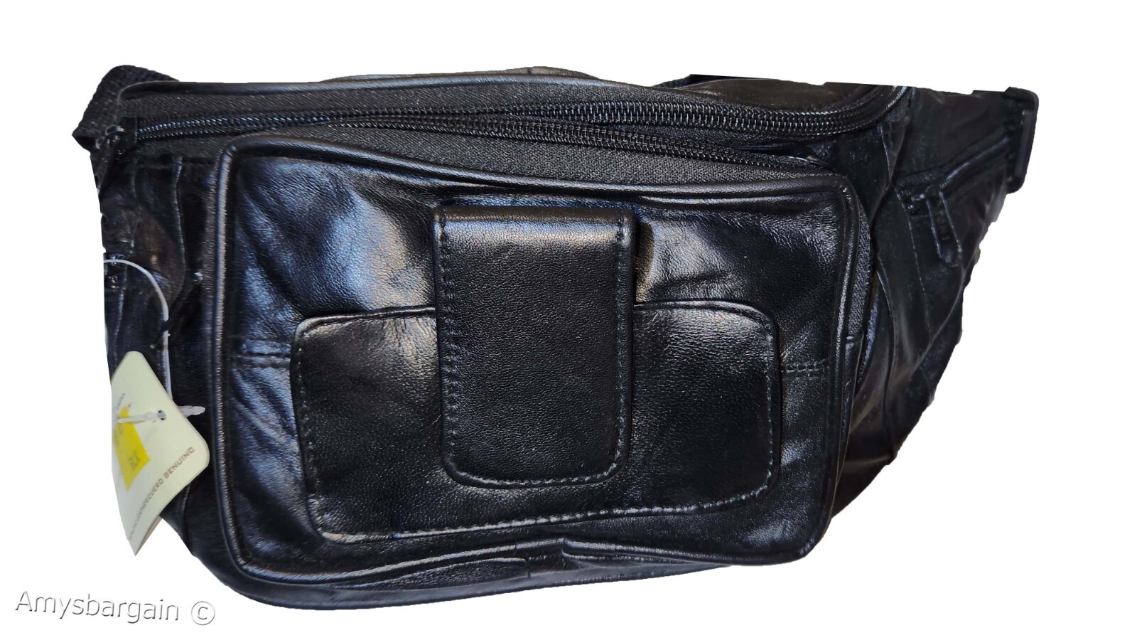 Leather waist pouch waist bag genuine leather bag real leahter fanny pack new - Image 5