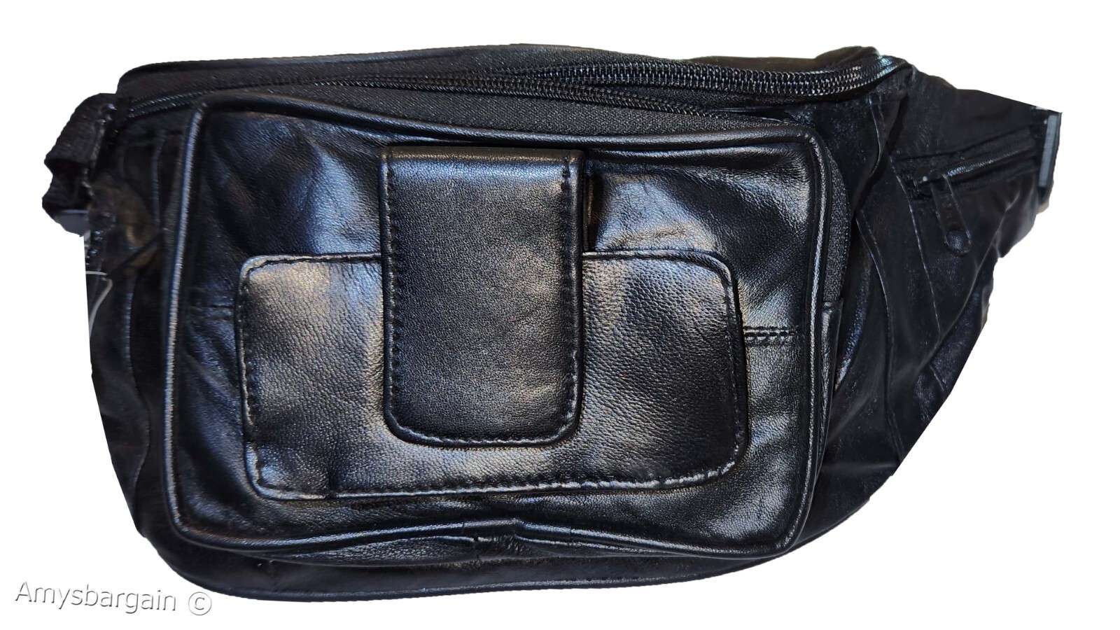 Leather waist pouch waist bag genuine leather bag real leahter fanny pack new - Image 8
