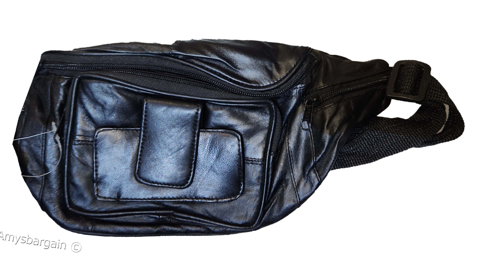 Leather waist pouch waist bag genuine leather bag real leahter fanny pack new - Image 9