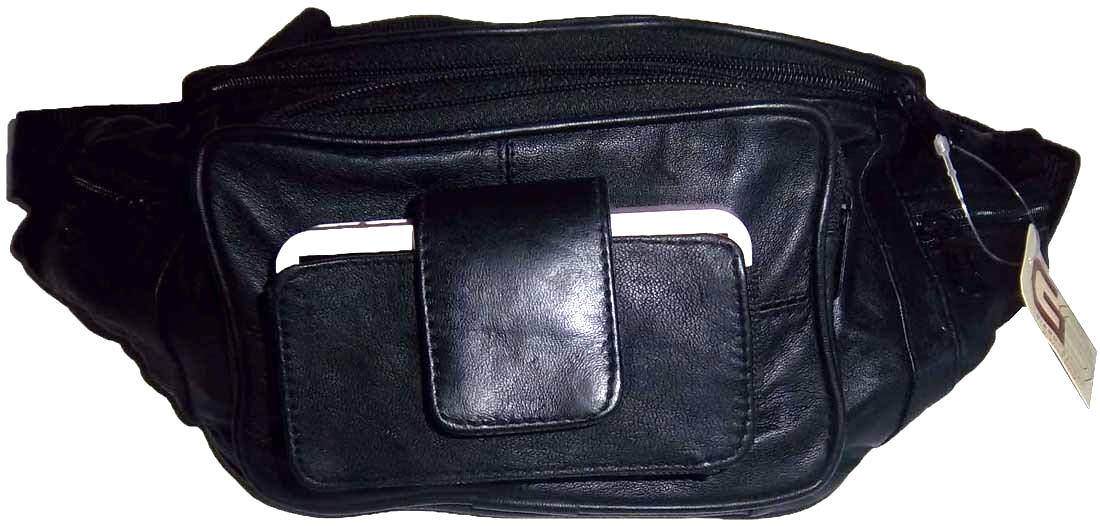 Leather waist pouch waist bag genuine leather bag real leahter fanny pack new