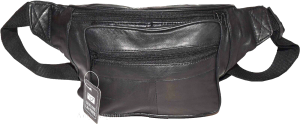 Leather waist pouch. waist bag, leather bag, Fanny pack 44 inch adjustable band - Image 3