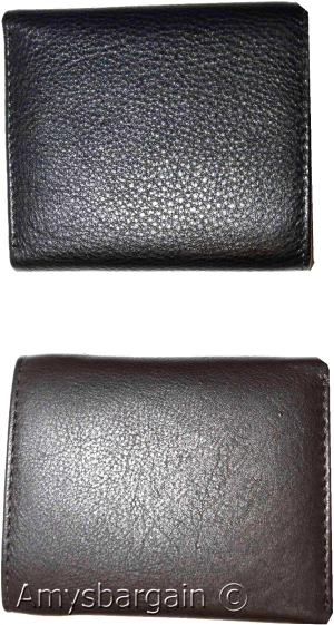 Lot of 2 FIZA NY Leather man's Tri-fold wallet Black Billfold wallet New in Box - Image 7
