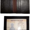 Lot of 2 Leather business card credit card case ID ATM wallet Card carrier new