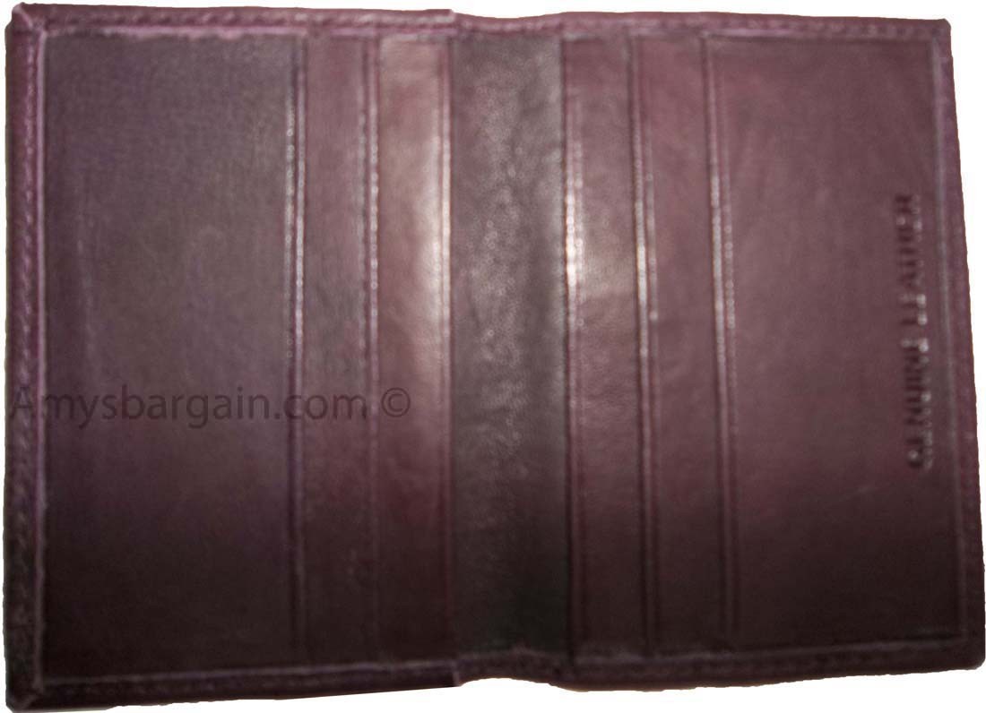 Lot of 2 Leather business card credit card case ID ATM wallet Card carrier new - Image 13