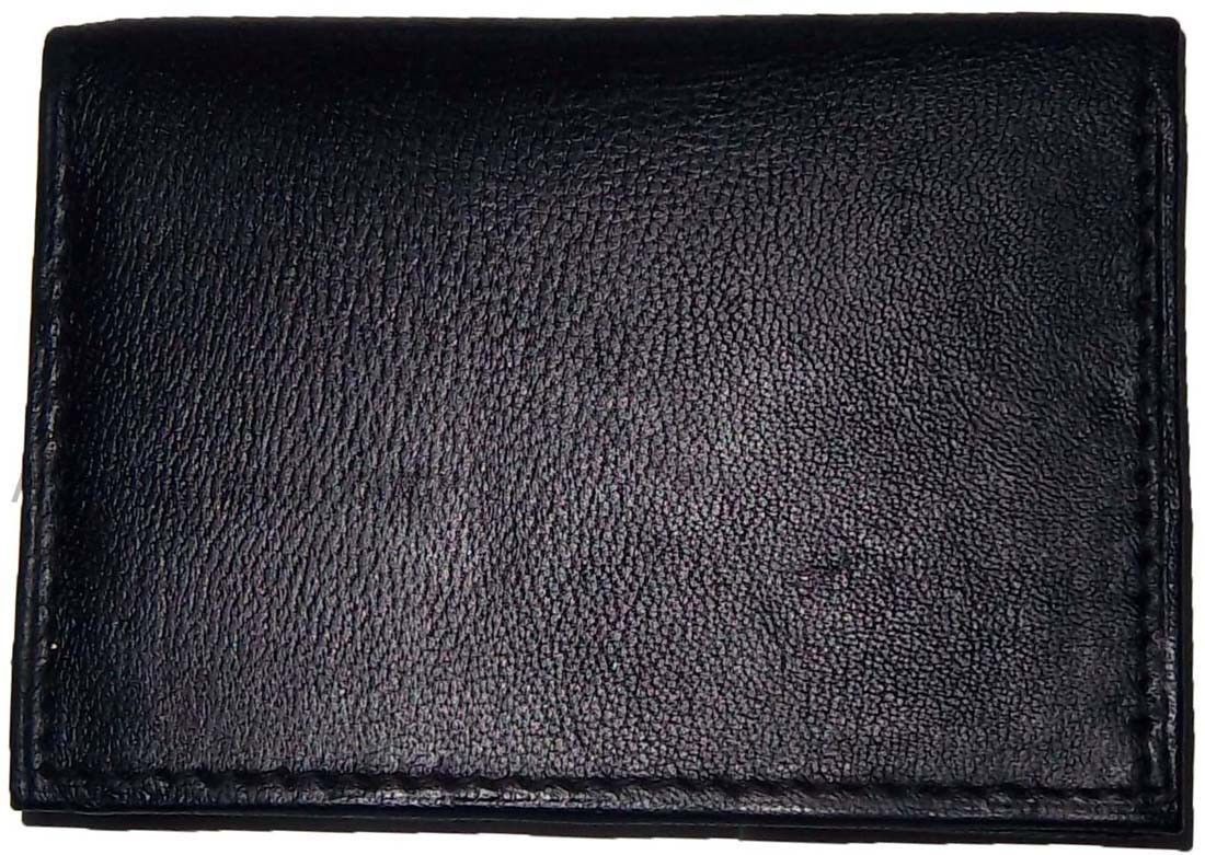 Lot of 2 Leather case fits 40 Business Cards. Credit Card ID Holder card case - Image 9