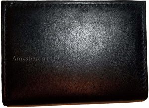 Lot of 2 Leather case fits 40 Business Cards. Credit Card ID Holder card case - Image 6
