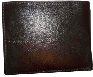 Lot of 2 Men's Bifold leather Wallet Unbranded Brown billfold men's wallet BNWT - Image 12