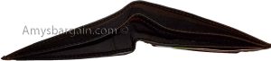 Lot of 2 Men's Bifold leather Wallet Unbranded Brown billfold men's wallet BNWT - Image 5