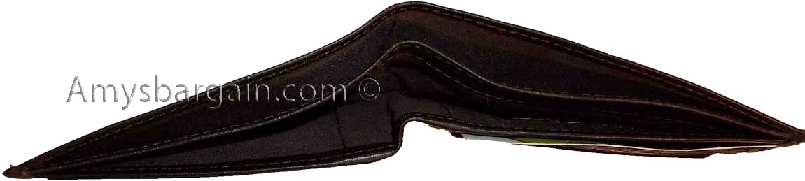 Lot of 2 Men's Bifold leather Wallet Unbranded Brown billfold men's wallet BNWT - Image 5