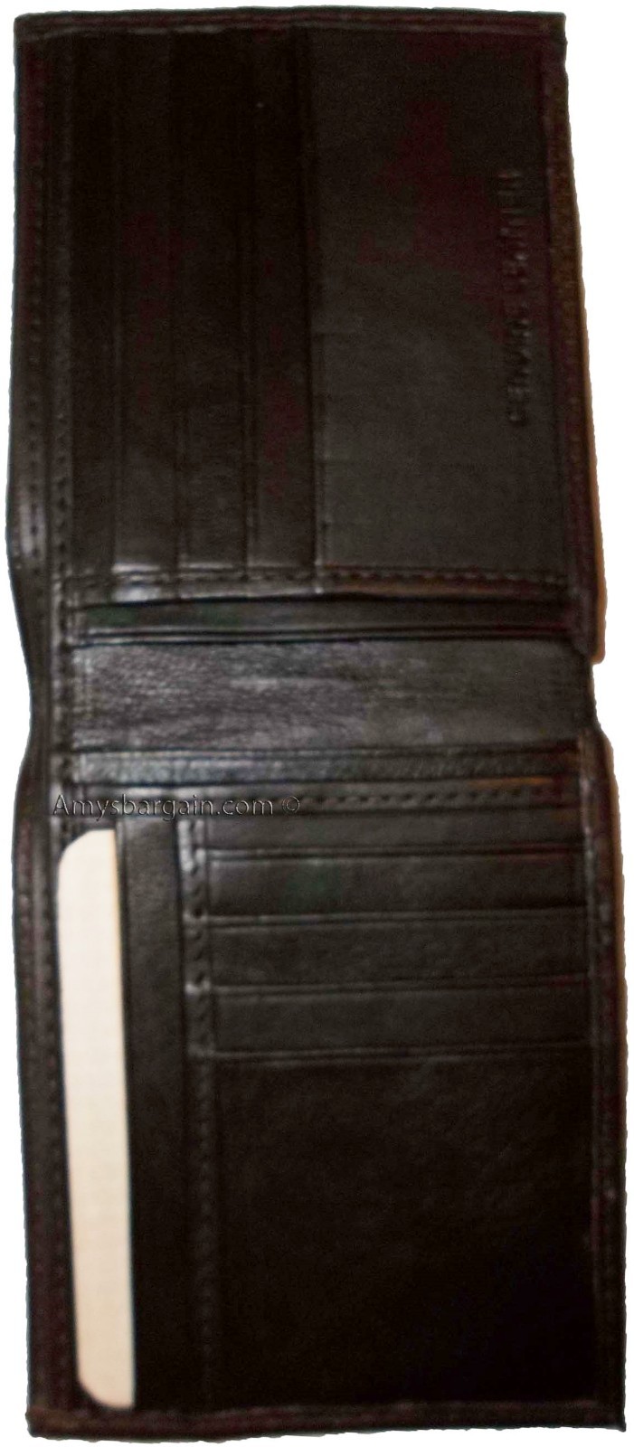 Lot of 2 Men's Bifold leather Wallet Unbranded Brown billfold men's wallet BNWT - Image 7