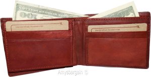 Lot of 2 Men's Leather Wallet, Bifold Wallet, Detachable 2 ID 3 Card piece BNWT - Image 8