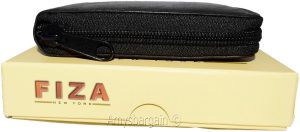 Lot of 2. Men's zip around Leather Wallet. Bifold zip wallet. Fiza wallet in box - Image 13
