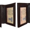 Lot of 2 New Trifold Leather Man’s wallet 2 ID window 9 card 2 bill slots