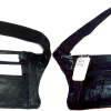 Lot of 2 flat leather waist pouch waist bag leather bag fanny pack flat pack new