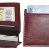 Lot of 2 women men's Leather Business Credit Card ID card Holder fifty cards