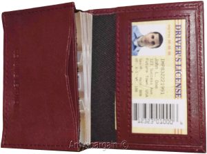Lot of 2 women men's Leather Business Credit Card ID card Holder fifty cards - Image 3