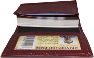 Lot of 2 women men's Leather Business Credit Card ID card Holder fifty cards - Image 9