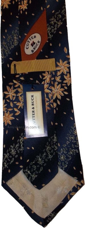 Lot of 3 Men's tie Cutter & Buck Designer Silk Men's Neck Wear Made in USA L8 - Image 10