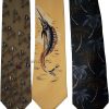 Lot of 3 Men's tie Cutter and Buck Designer Silk Men's Tie Neck Wear Made in USA