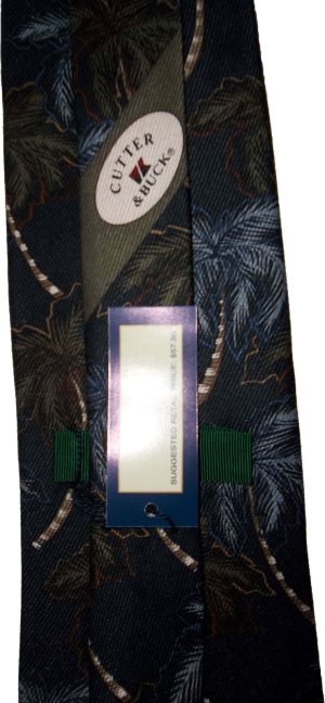 Lot of 3 Men's tie Cutter and Buck Designer Silk Men's Tie Neck Wear Made in USA - Image 12