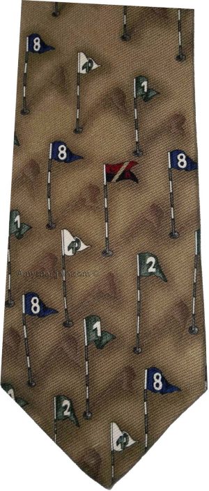 Lot of 3 Men's tie Cutter and Buck Designer Silk Men's Tie Neck Wear Made in USA - Image 10
