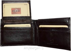 Lot of 3 Men's wallet Billfold Leather Wallet 9 card Brown leather wallet in box - Image 11