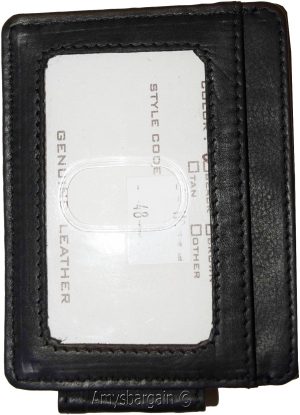 Lot of 3 Money Clip Leather Credit card ID money clip wallet magnetic money clip - Image 7