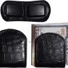 Lot of 3 New Black Crocodile printed leather Unbranded money clip Clip Money BN