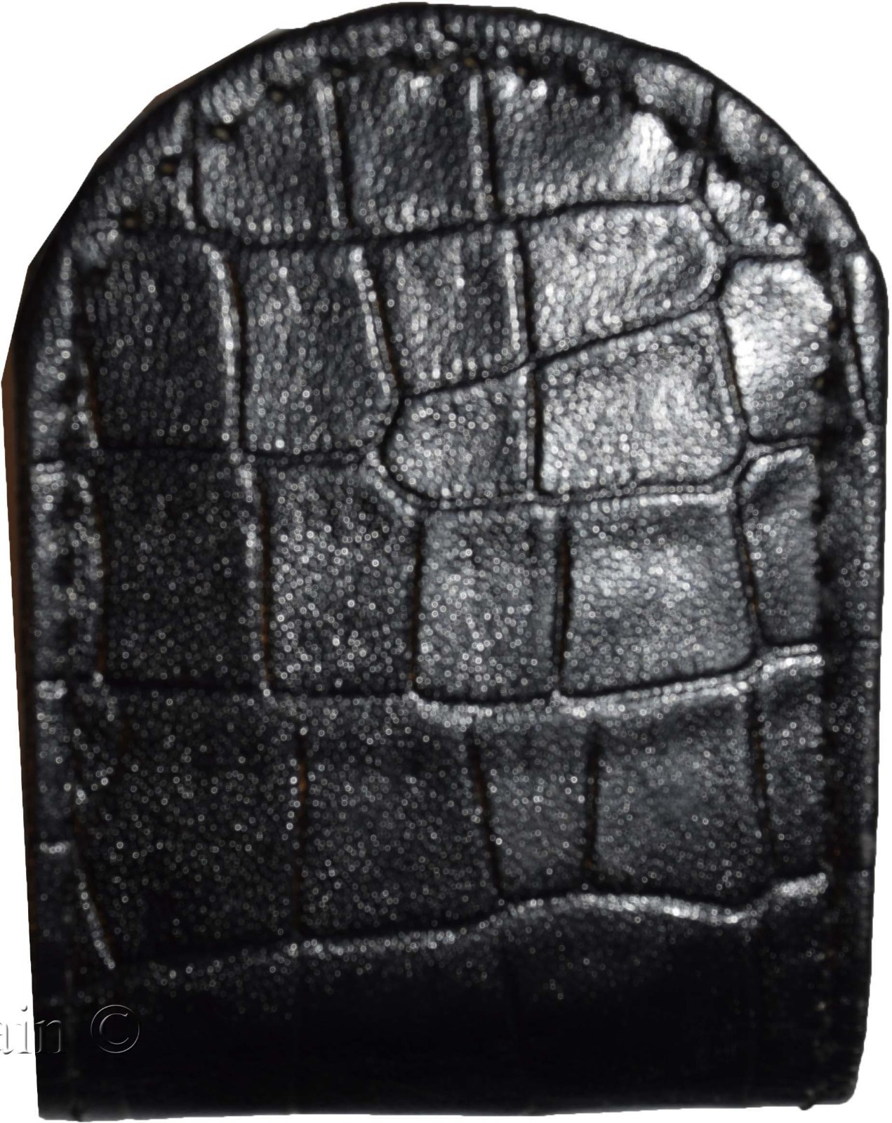 Lot of 3 New Black Crocodile printed leather Unbranded money clip Clip Money BN - Image 7