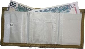 Lot of 3 New men's Trifold wallet, open billfold wallet. 3 pocket man's wallet - Image 8