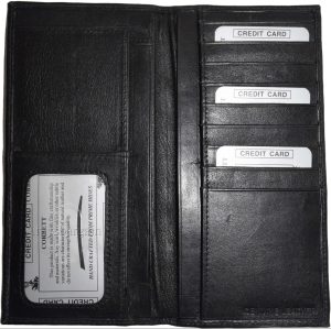 Lot of 3 Women/Men's Leather Checkbook Wallet Black Unbranded wallet card case - Image 3