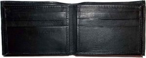 Lot of 3 men's leather wallet credit card holder 3 ID window billfold new wallet - Image 12
