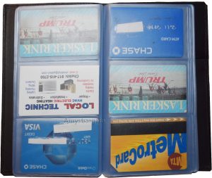 Lot of 3 new 60 to 120 business card credit IDs Black leather card holder BNWT* - Image 11