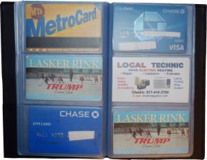 Lot of 3 new 60 to 120 business card credit IDs Black leather card holder BNWT* - Image 4