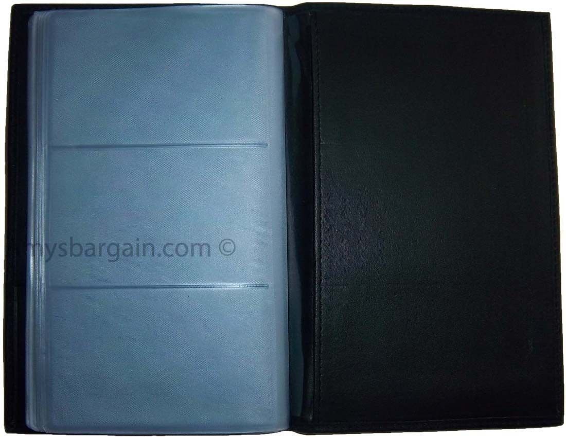 Lot of 3 new 60 to 120 business card credit IDs Black leather card holder BNWT* - Image 8