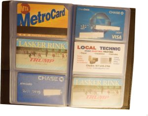 Lot of 3 new 60 to 120 business card credit IDs Black leather card holder BNWT* - Image 10