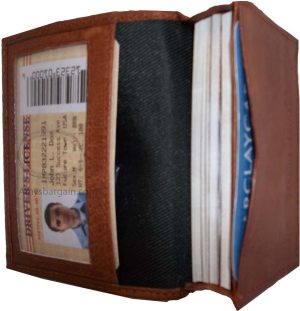 Lot of 3 women men's Leather Business Credit Card ID card case fifty Holder new - Image 11