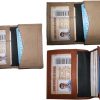Lot of 3 women men's Leather Business Credit Card ID card case fifty Holder new