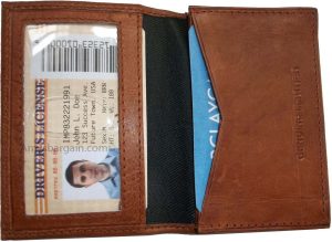 Lot of 3 women men's Leather Business Credit Card ID card case fifty Holder new - Image 9