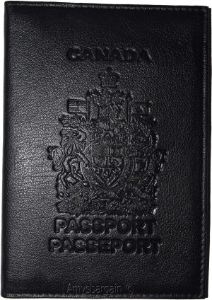 Lot of 4. New Canadian Leather passport cover. Wallet. Canada Passport case. BN - Image 3