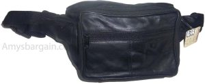 Lot of 4 New Leather waist pouch. Black waist bag, leather bag, Fanny pack BNWT - Image 6