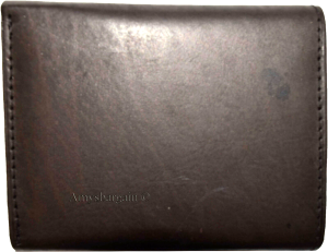 Lot of 4 New Men's Brown leather Trifold wallet 1 ID 6 card 2 bill slots new - Image 3