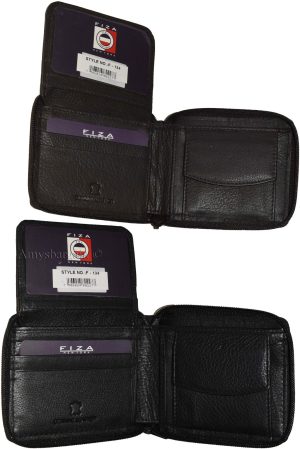 Lot of 4 Zip around FIZA NY leather men's wallet Bi-fold wallet change purse BN - Image 9
