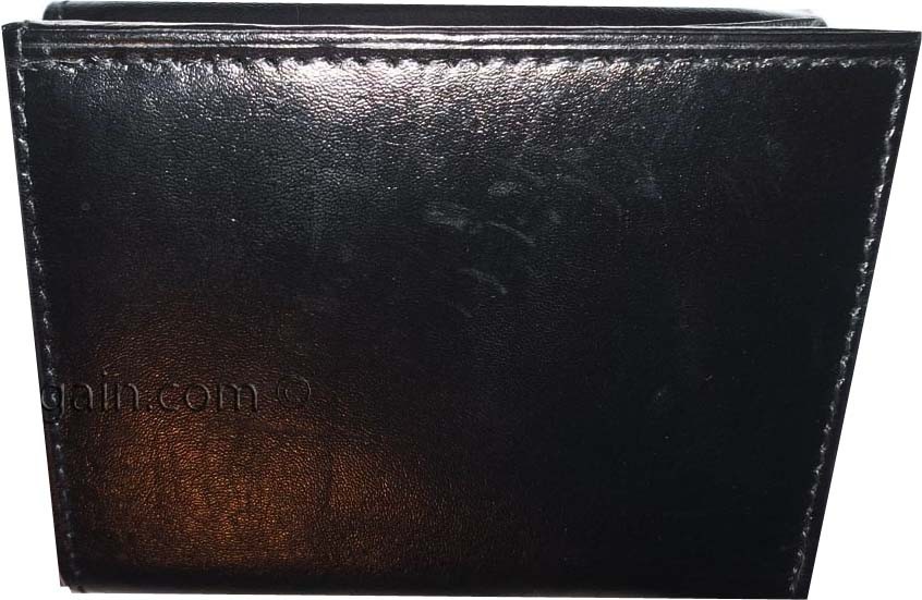 Lot of 5 New Trifold Leather Man’s wallet 2 ID 2 bill slots Black 6 card wallet - Image 12