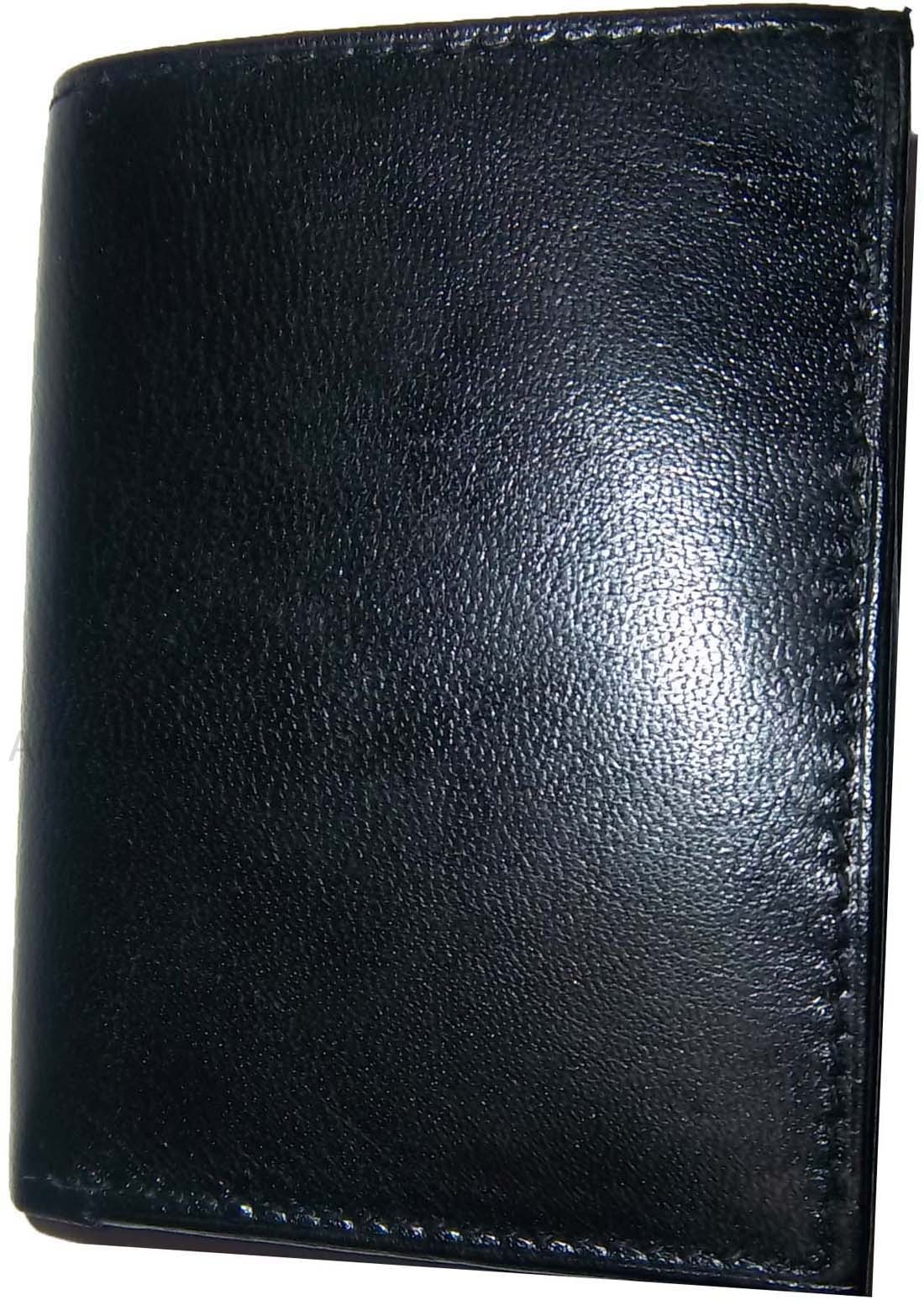 Lot of 5 New Trifold Leather Man’s wallet 2 ID 2 bill slots Black 6 card wallet - Image 7