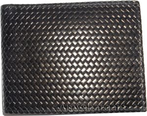 Lot of 5 New Woven Printed Leather man's bi fold wallet 6 cards ID Wallet BNWT - Image 12