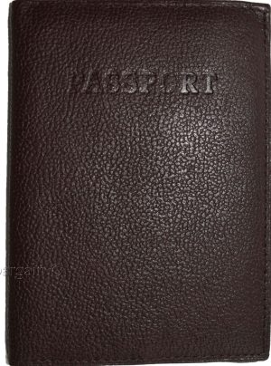 Lot of 6 Leather passport cover Brown Genuine leather INT"L passport case new - Image 11