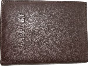 Lot of 6 Leather passport cover Brown Genuine leather INT"L passport case new - Image 6