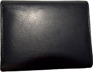 Lot of 6 new men's black leather trifold wallet 6 credit cards 2 bill slots - Image 12