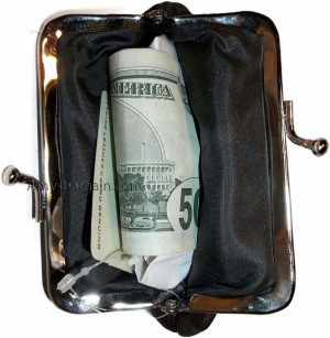 Lot of 6 new women's leather change purse coin bag wallet bag hand coin case bn - Image 10